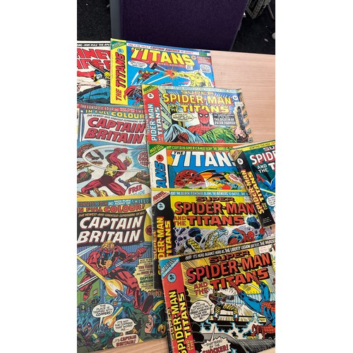 362 - Selection of Vintage Marvel comics etc