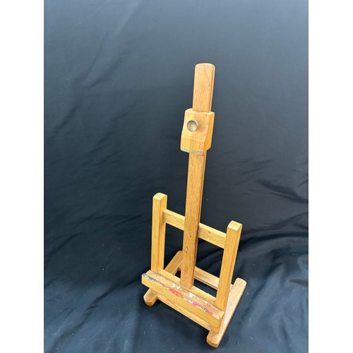 366 - Miniature wooden table easel, height approximately