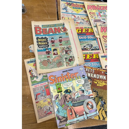 192 - Large selection of assorted comics, annuals includes Wisa, chips, tiger etc