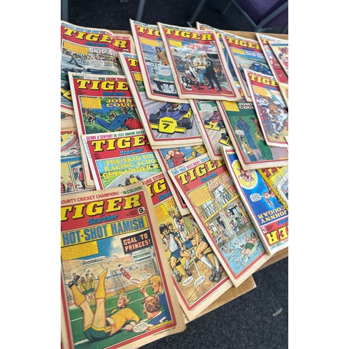 192 - Large selection of assorted comics, annuals includes Wisa, chips, tiger etc