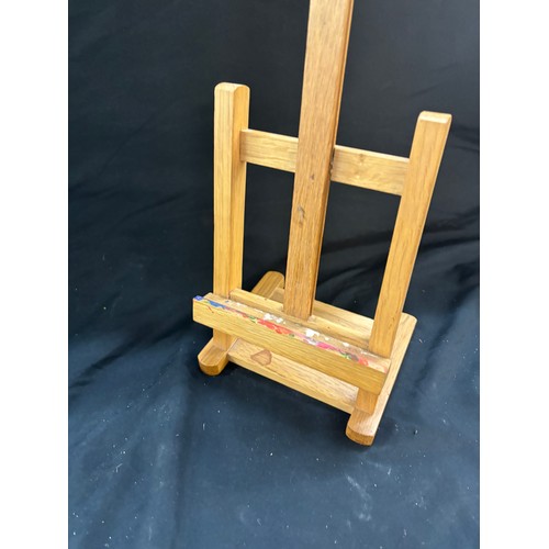 366 - Miniature wooden table easel, height approximately