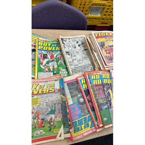 118 - Large selection of assorted comics, annuals includes Wisa, chips, tiger etc