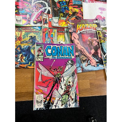 345 - Selection of Vintage Marvel comics