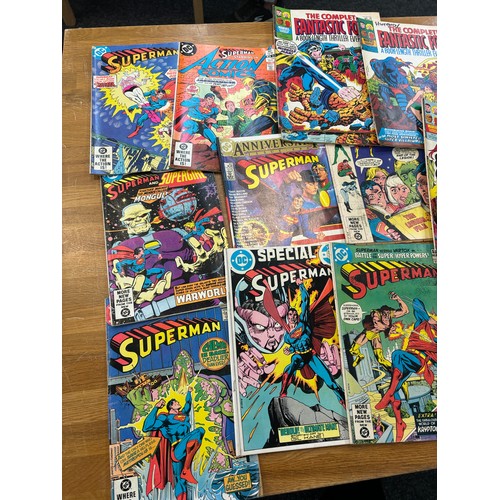 374 - Large selection of Marvel 1980 Superman comics