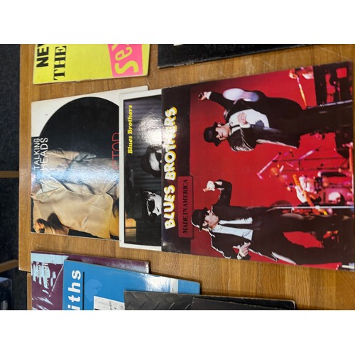 118A - Large selection of LPs includes the smiths, Talking heads, the beatles, the sex pistols etc