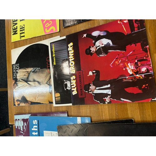 118A - Large selection of LPs includes the smiths, Talking heads, the beatles, the sex pistols etc