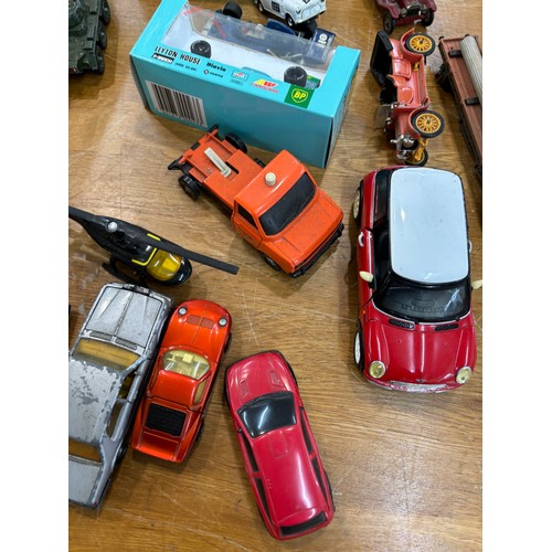 121 - Box of model cars etc