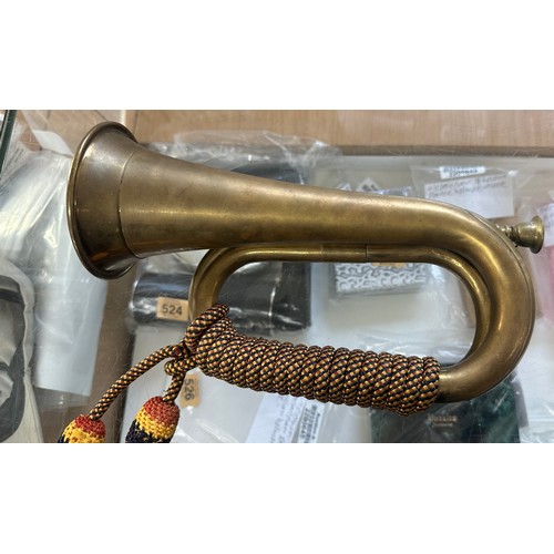 11 - Vintage brass horn possibly military