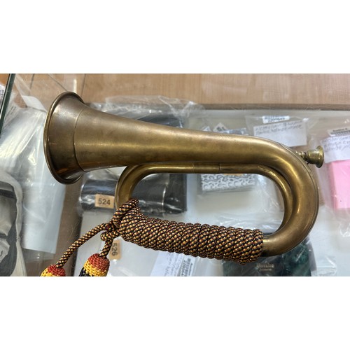 11 - Vintage brass horn possibly military