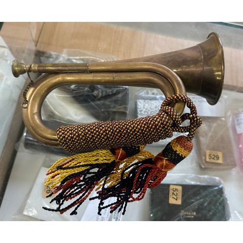 11 - Vintage brass horn possibly military