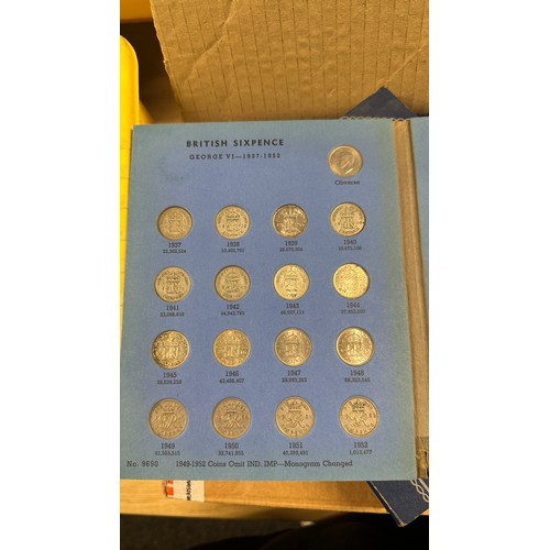 96 - Selection of collectors coins sets includes British penny sets etc