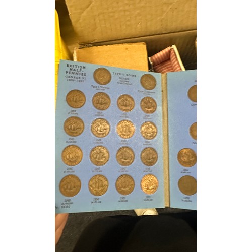 96 - Selection of collectors coins sets includes British penny sets etc