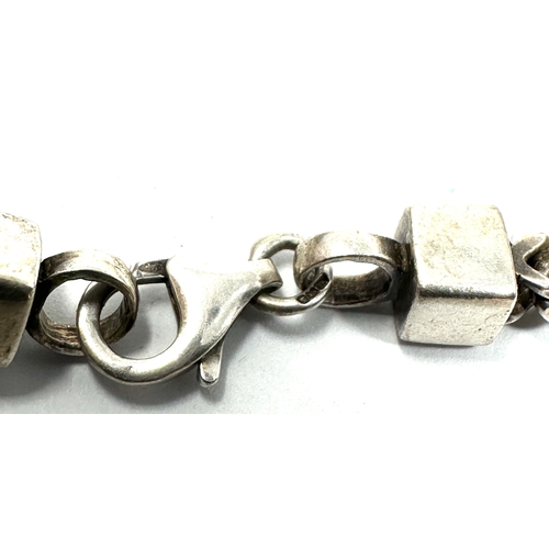 244 - Vintage silver chain measures approx 61cm weight 19g