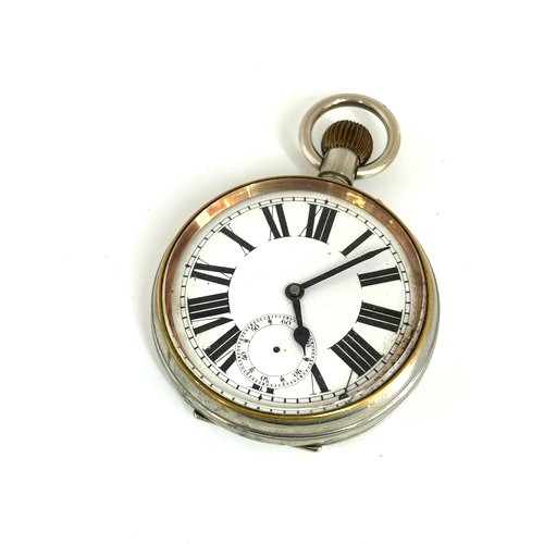 494 - Large open face pocket watch, untested