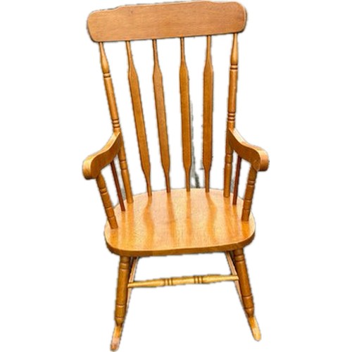 393 - Oak rocking chair