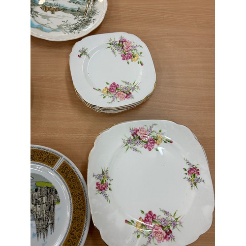 183 - Large selection of assorted collectors plates includes wedgewood etc