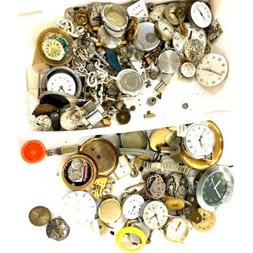 478 - Large selection of assorted wristwatch movements etc