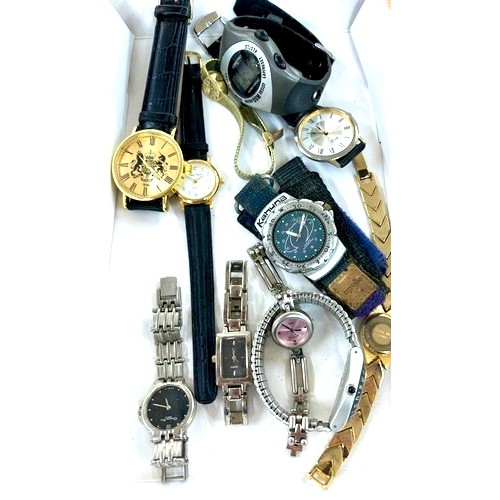 486 - Large selection of assorted wristwatches, untested