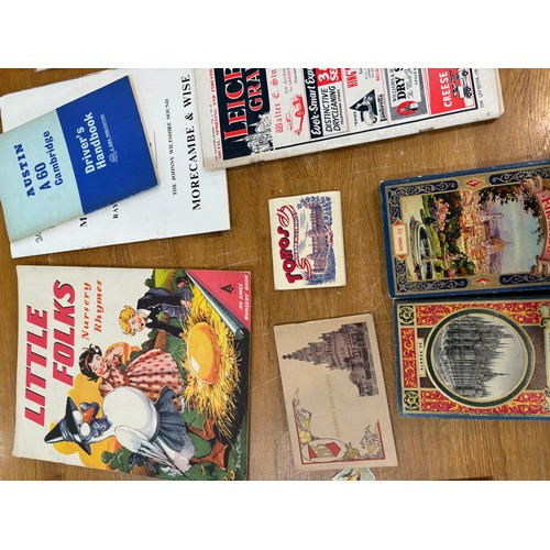 29 - Selection of ephemera including Ricordo, postcard books and vintage morecambe and wist etc