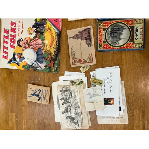 29 - Selection of ephemera including Ricordo, postcard books and vintage morecambe and wist etc