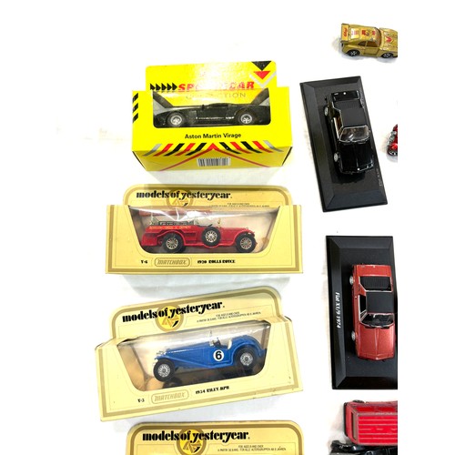 54 - Large selection of assorted cars includes Corgi etc