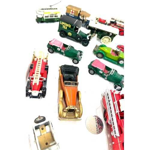 12 - Selection of assorted vintage toy diecast vehicles to include Matchbox, Corgi etc