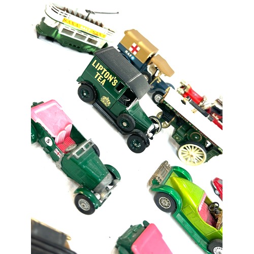 12 - Selection of assorted vintage toy diecast vehicles to include Matchbox, Corgi etc