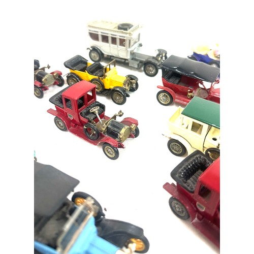 11 - Selection of assorted vintage toy diecast vehicles to include Lesney, Corgi, some with miniature fig... 