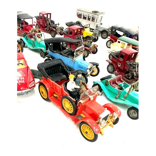 11 - Selection of assorted vintage toy diecast vehicles to include Lesney, Corgi, some with miniature fig... 