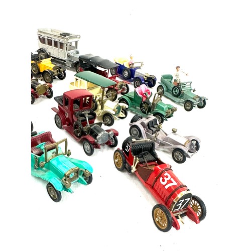 11 - Selection of assorted vintage toy diecast vehicles to include Lesney, Corgi, some with miniature fig... 