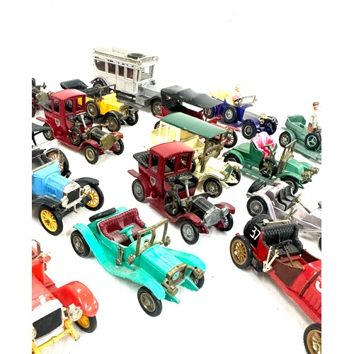 11 - Selection of assorted vintage toy diecast vehicles to include Lesney, Corgi, some with miniature fig... 