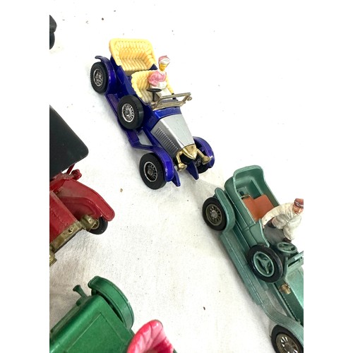 11 - Selection of assorted vintage toy diecast vehicles to include Lesney, Corgi, some with miniature fig... 