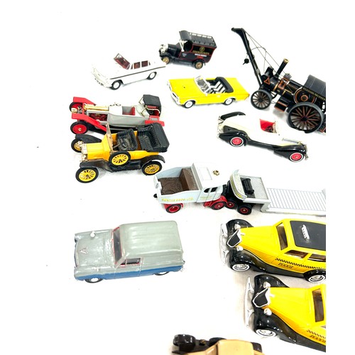 15 - Selection of assorted vintage toy diecast vehicles to include Lledo, Lesney etc