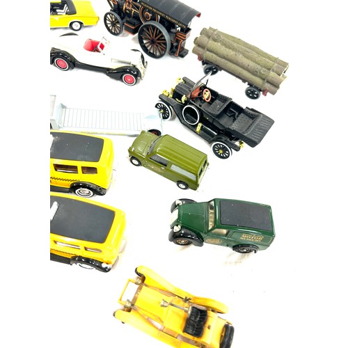 15 - Selection of assorted vintage toy diecast vehicles to include Lledo, Lesney etc