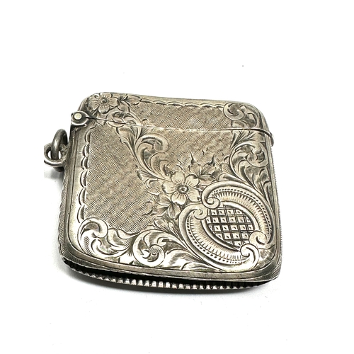 26 - Antique silver vesta case weight 39g