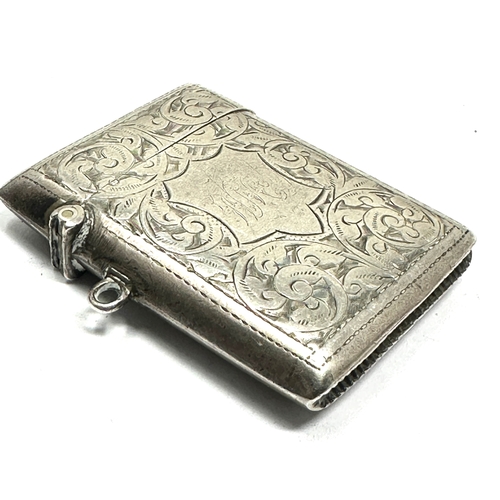 27 - Antique silver vesta case