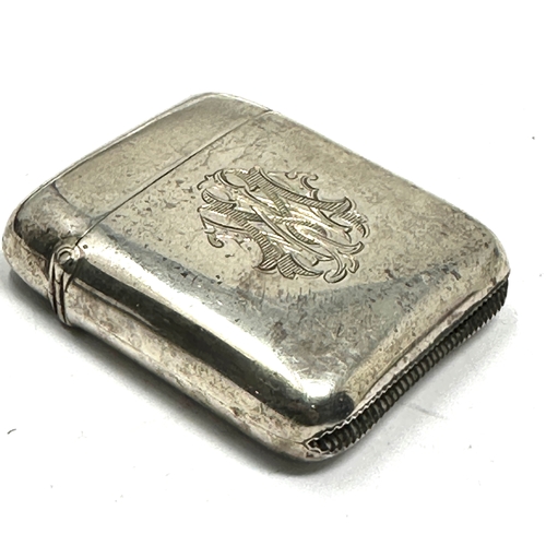 28 - Antique silver vesta case