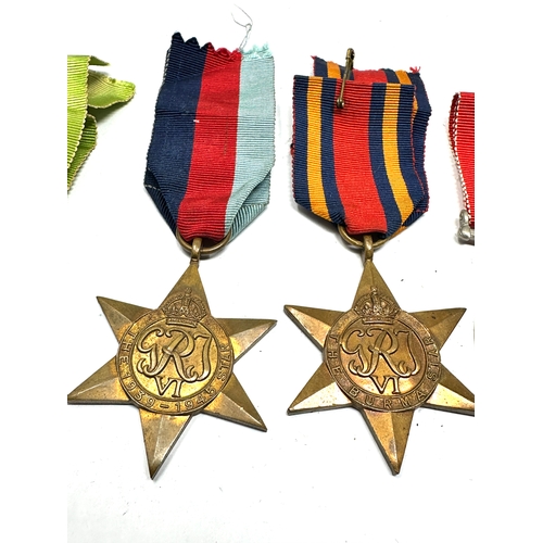 384 - ww2 atlantic star medal group complete with original ribbons