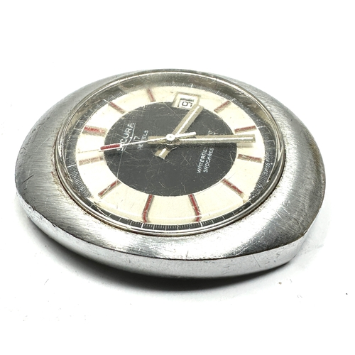 352 - Vintage gents sicura wristwatch the watch is ticking  but missing winder