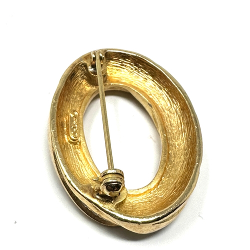 315 - Christian Dior Designer  the brooch measures approx 4cm by 2.8cm