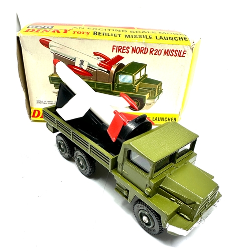 516 - Vintage Dinky 620 Berliet Missile Launcher with Box & Rocket