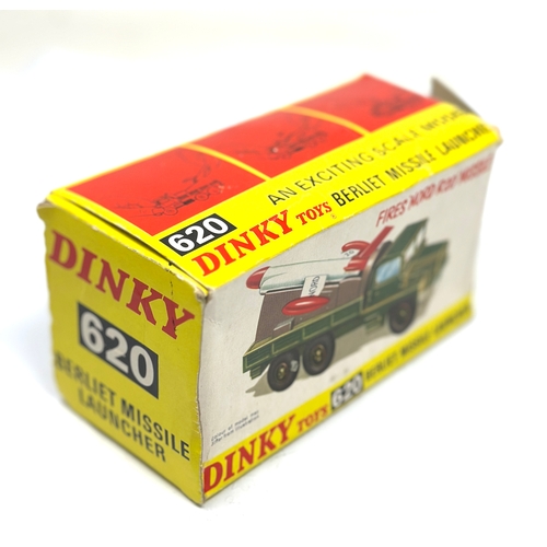 516 - Vintage Dinky 620 Berliet Missile Launcher with Box & Rocket