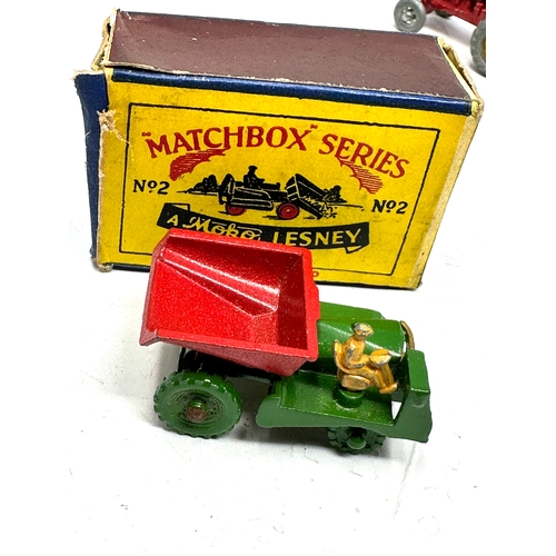 519 - 3 matchbox lesney inc No 2 , 4 & 13