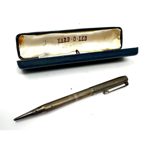 36 - Boxed silver yard o lead propelling pencil