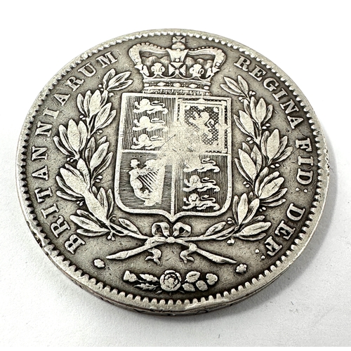 441 - 1845 Queen Victoria Silver Crown