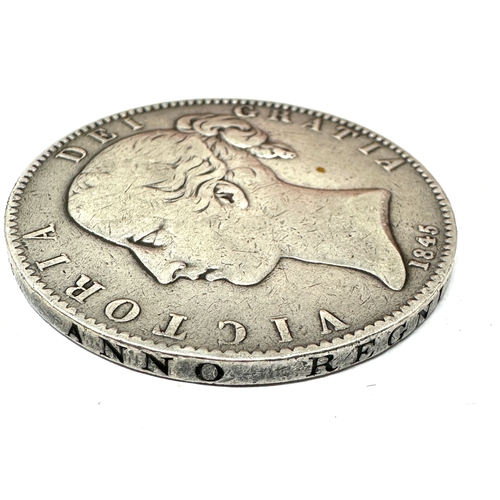 441 - 1845 Queen Victoria Silver Crown