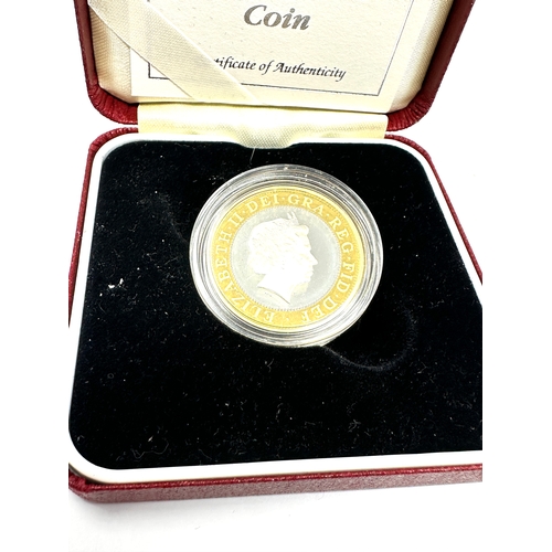 442 - Royal Mint - 1998 Silver Proof £2 Two Pound Coin with c.o.a