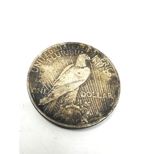 446 - 1923 silver liberty peace dollar