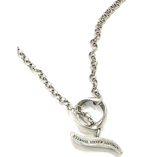 538 - Ladies Argentina silver ladies necklace