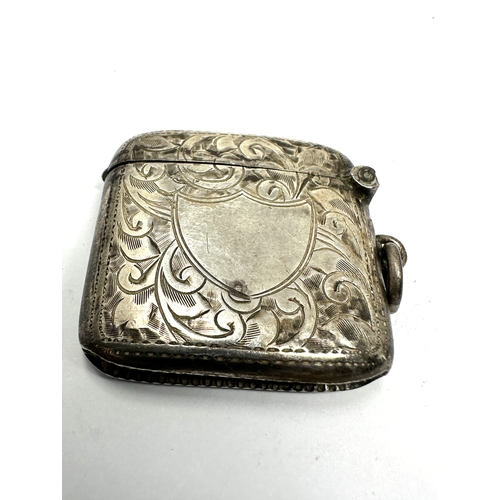 50 - Antique silver vesta case